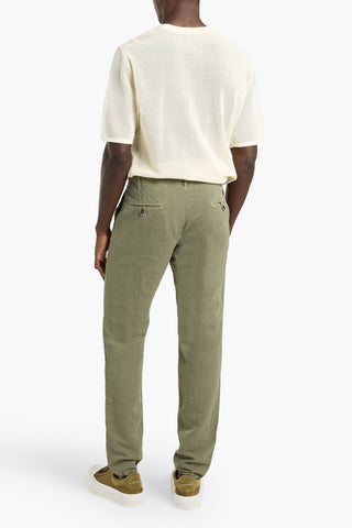 SLOWEAR INCOTEX TAPERED LINEN AND COTTON-BLEND PANTS - Size 30