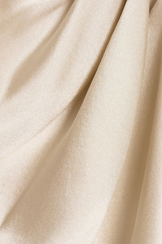 MICHELLE MASON WRAP-EFFECT SILK-SATIN MINI DRESS - Size 2