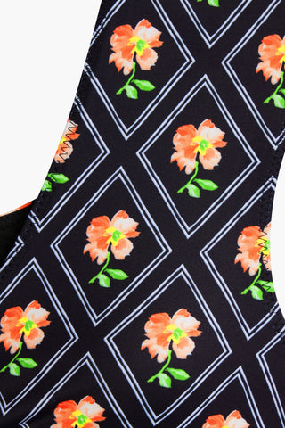 CAROLINE CONSTAS PRINTED BIKINI TOP - Size XL
