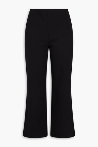 THEORY STRETCH-JERSEY KICK-FLARE PANTS - Size XS