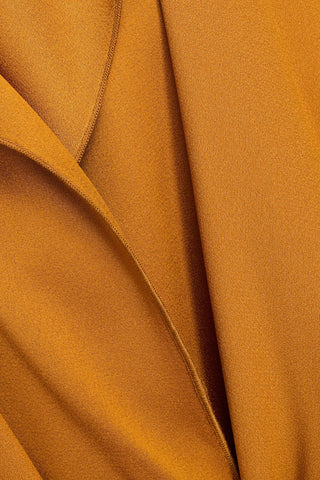 VICTORIA BECKHAM DRAPED SATIN MIDI WRAP DRESS - Size 6