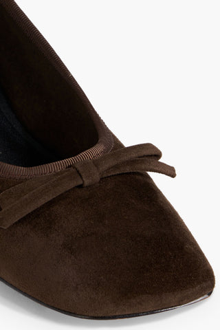 3.1 PHILLIP LIM ID BOW-DETAILED SUEDE PUMPS - Size 36