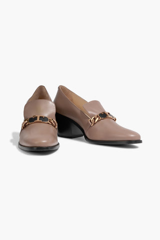 TOD'S EMBELLISHED LEATHER PUMPS - Size 36.5