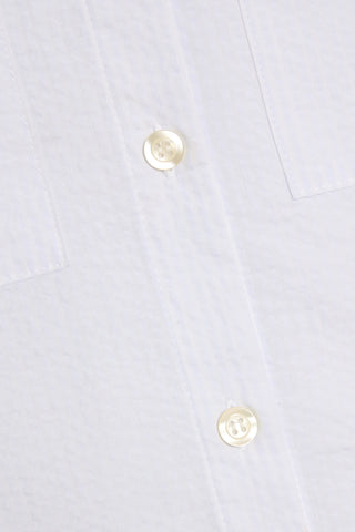 FRAME COTTON-SEERSUCKER SHIRT - Size S