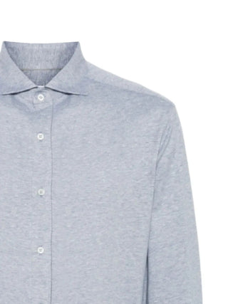 Brunello Cucinelli Cotton Jersey Point-Collar Shirt