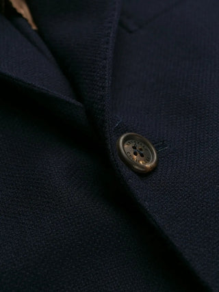 Brunello Cucinelli Fine Wool Two-Button Navy Blazer