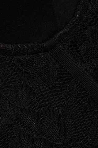 SIMKHAI SERIFINA CROPPED STRETCH-JERSEY AND LACE BUSTIER TOP - Size 2