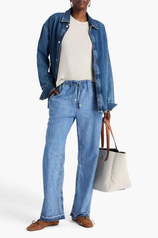 RAG & BONE LOGAN HIGH-RISE WIDE-LEG JEANS - Size 27