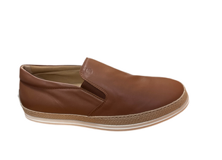 Tods Tod's Leather Slip-on Loafers with Espadrille Sole