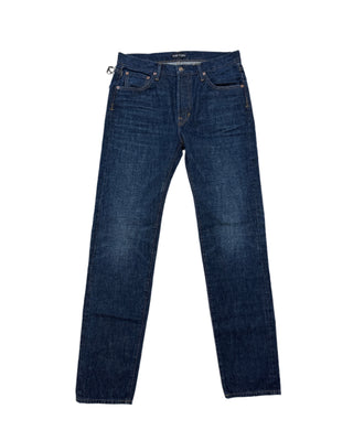 Tom Ford Denim Five-Pocket Regular Fit Jeans Blue