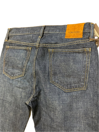 Tom Ford Denim Five-Pocket Regular Fit Jeans Blue