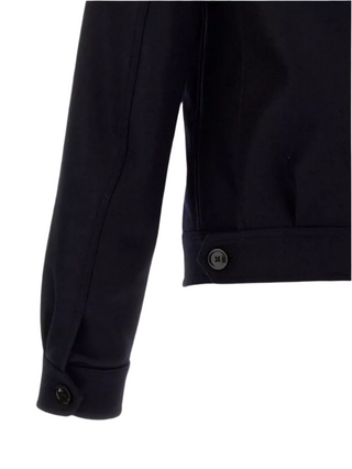 Tom Ford Tom Ford Collared Buttoned Pockets Jacket Navy