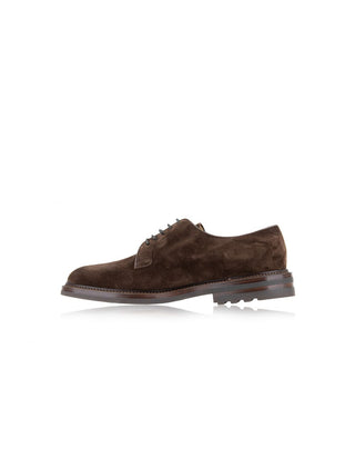 Brunello Cucinelli Suede Lace-Up Derby Shoes with Lug Sole