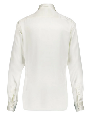 Tom Ford Tom Ford Silk Point-Collar Button-Front Shirt