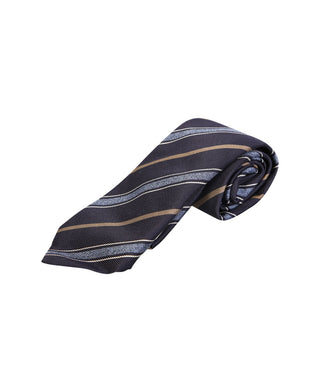 Brunello Cucinelli Woven Silk Multi-Stripe Tie