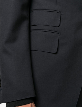 Tom Ford Peaked Lapels Tailored Suit in Navy