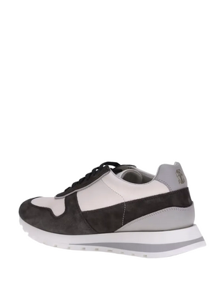 Brunello Cucinelli Leather Sneakers In Multicolor