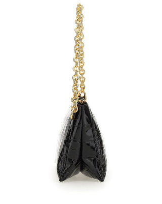 Tom Ford Croc-Effect Patent Leather Chain Shoulder Bag