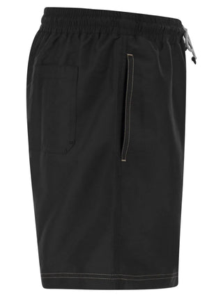 Brunello Cucinelli Technical Fabric Embroidered Logo Swim Trunks