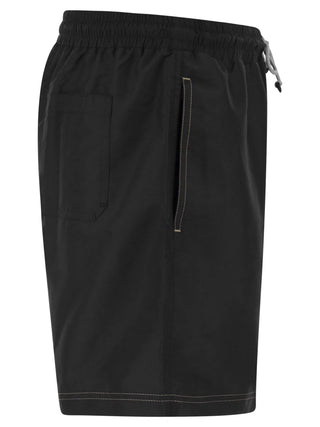 Brunello Cucinelli Technical Fabric Embroidered Logo Swim Trunks
