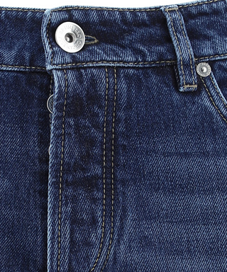 Brunello Cucinelli Washed Blue Denim Straight-Leg Jeans