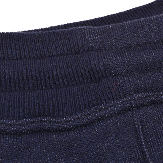 Brunello Cucinelli Mens 100% Cashmere Jersey Drawstring Sweatpants with Vertical Seams