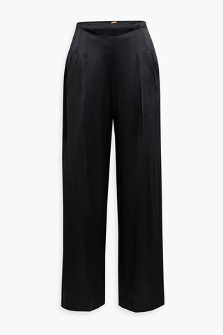 CULT GAIA TASHA CUTOUT SATIN WIDE-LEG PANTS - Size 4