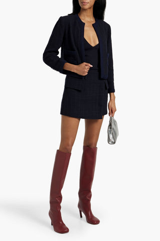 A.L.C. CORA TWEED MINI WRAP SKIRT - Size 6