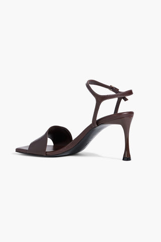 TIBI GOLLY LEATHER SANDALS - Size 36