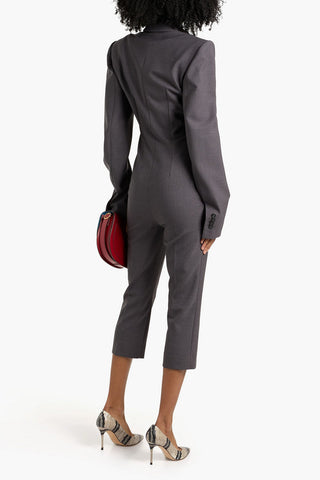 SPORTMAX ARDENNE CROPPED WOVEN JUMPSUIT - Size 38