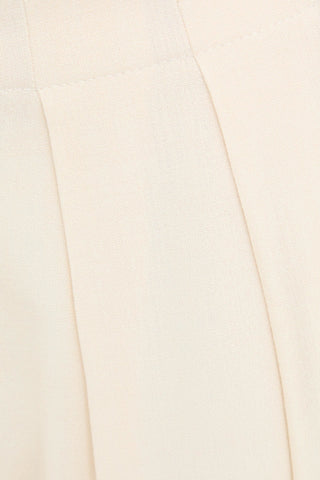 MAJE PLEATED CREPE WIDE-LEG PANTS - Size 40