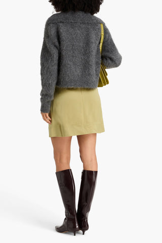 TOTEME SATIN-CREPE MINI SKIRT - Size 40