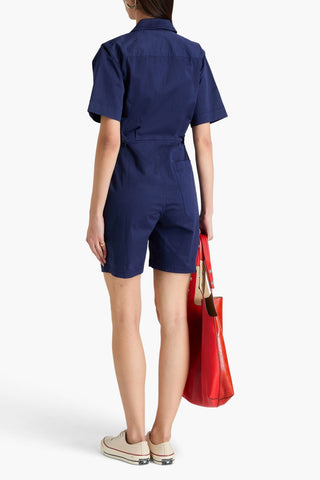 ALEX MILL COTTON-BLEND POPLIN PLAYSUIT - Size XS