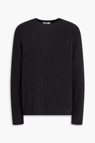 SANDRO BOUCL-KNIT COTTON-BLEND SWEATER - Size XXS