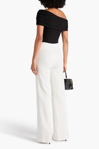 SIMKHAI ARIAH STRETCH-CREPE STRAIGHT-LEG PANTS - Size 6