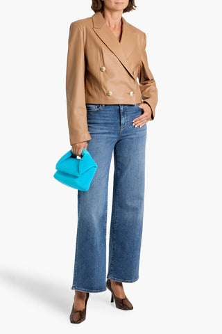 FRAME LE SLIM PALAZZO HIGH-RISE WIDE-LEG JEANS - Size 30