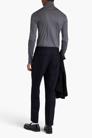 FRAME WOOL-BLEND DRAWSTRING PANTS - Size L