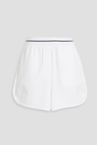 BRUNELLO CUCINELLI COTTON-BLEND PIQU SHORTS - Size S
