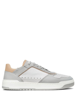 Brunello Cucinelli Leather and Suede Low-Top Sneakers with Perforated Panels