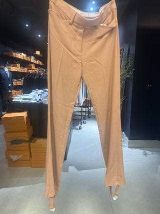 Tom Ford Ribbed-Knit Slim-Fit Rose Stirrup Trousers