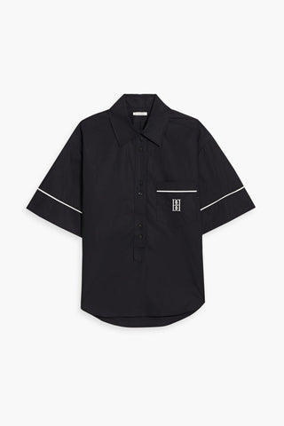 BY MALENE BIRGER MALLIAS EMBROIDERED COTTON-POPLIN SHIRT - Size 40