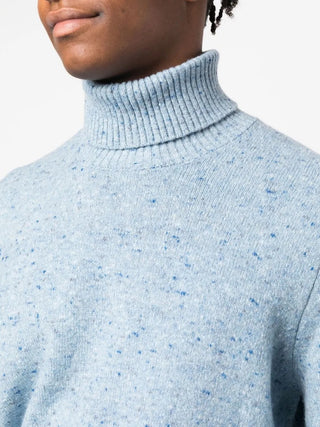 Brunello Cucinelli Speckled Cashmere Turtleneck Sweater