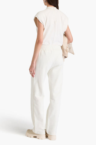 HELMUT LANG FRENCH COTTON-TERRY TRACK PANTS - Size XS