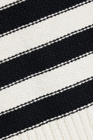 VERONICA BEARD VERA STRIPED COTTON VEST - Size S