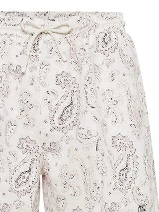 Brunello Cucinelli Paisley Print Drawstring Swim Shorts