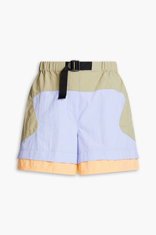 KENZO COLOR-BLOCK SHELL SHORTS - Size 34