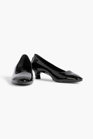 TOD'S GLOSSED-LEATHER PUMPS - Size 39