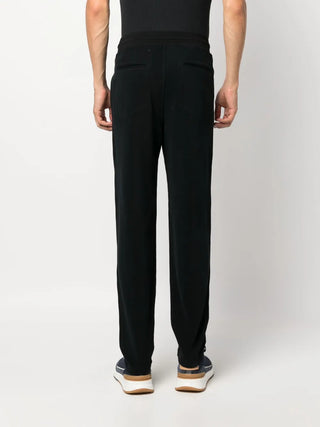 Brunello Cucinelli Cotton Drawstring Pintuck Sweatpants Black