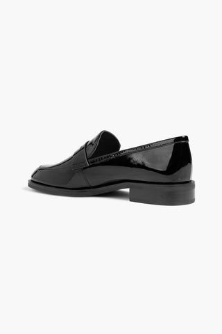 STUART WEITZMAN EMI PATENT-LEATHER LOAFERS - Size 9