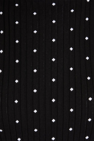 MARNI RIBBED INTARSIA COTTON TURTLENECK SWEATER - Size 40